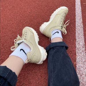fila disruptors beige